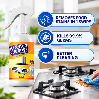 Best Kitchen Cleaner Spray 300ml – Oil & Grease Stain Remover